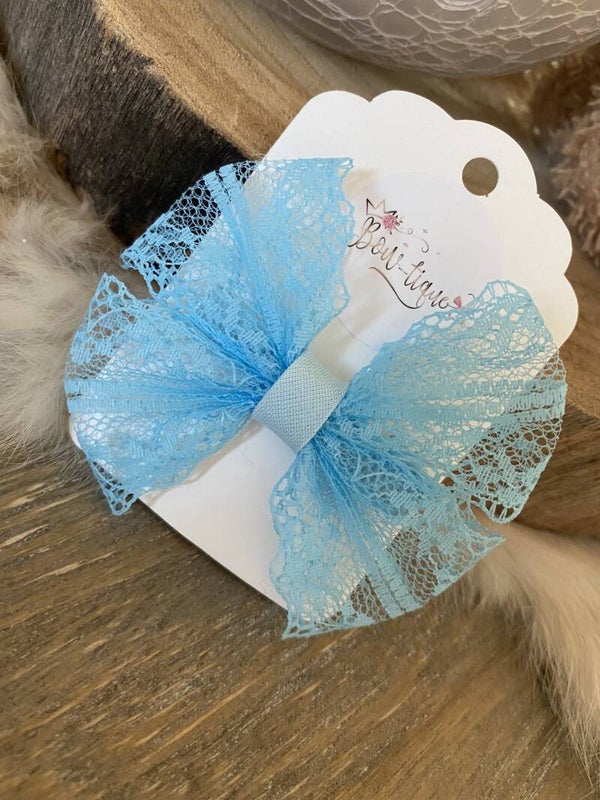 Kanten strik Lilou Sky Blue Light