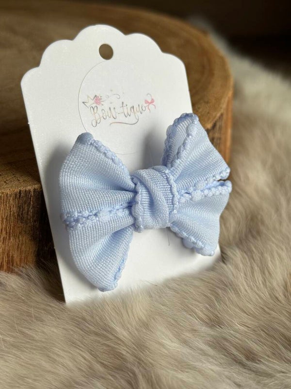 Strikje pastel lichtblauw