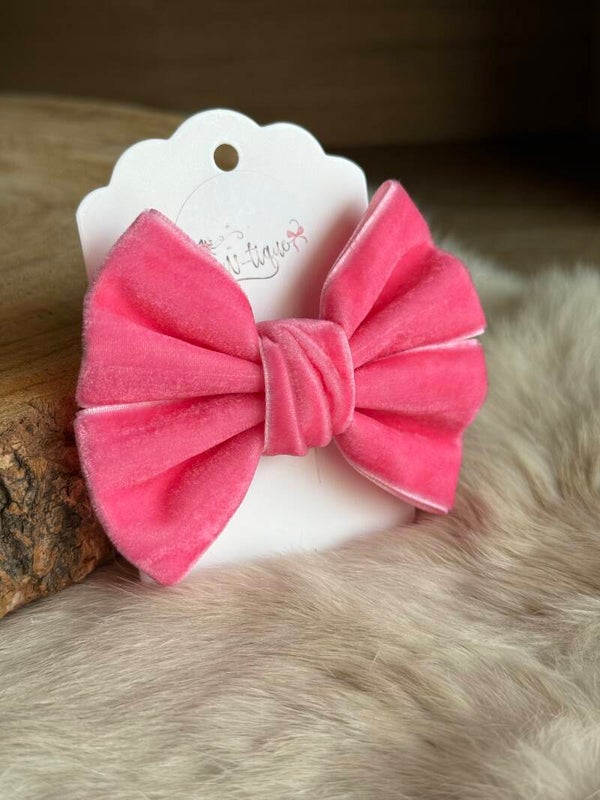 Fluwelen Strik Framboos