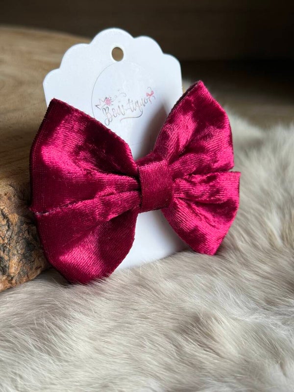 Fluwelen Strik Blinkend Wine