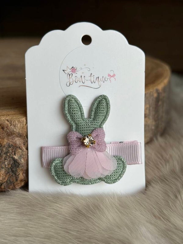 Konijn Grijs Strikje