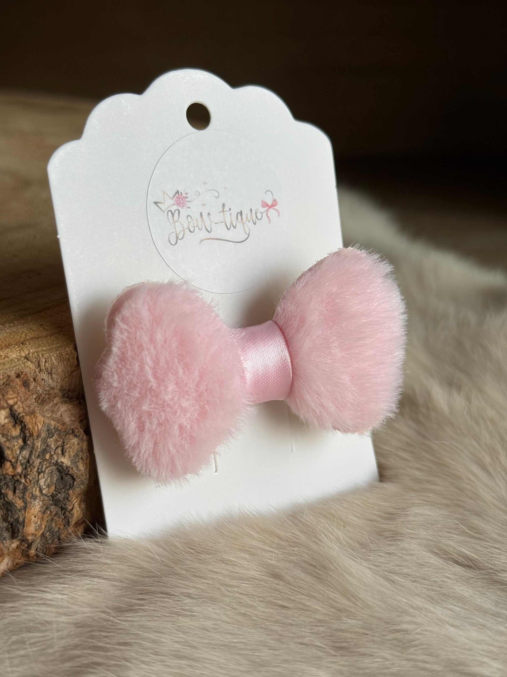 Pomponstrikje Lichtroze 5cm