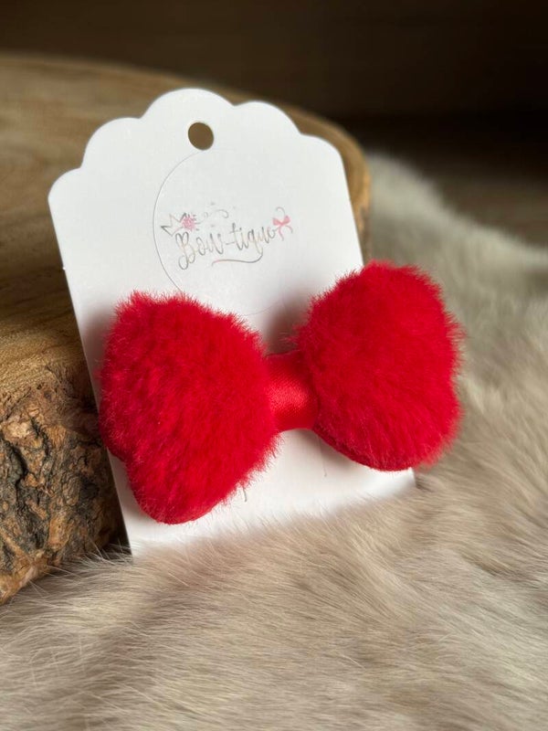 Pomponstrikje Rood 5cm