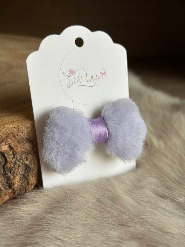 Pomponstrikje Lila 5cm