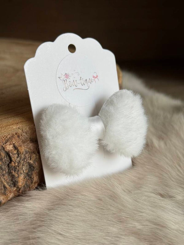 Pomponstrikje Gebroken Wit 5cm