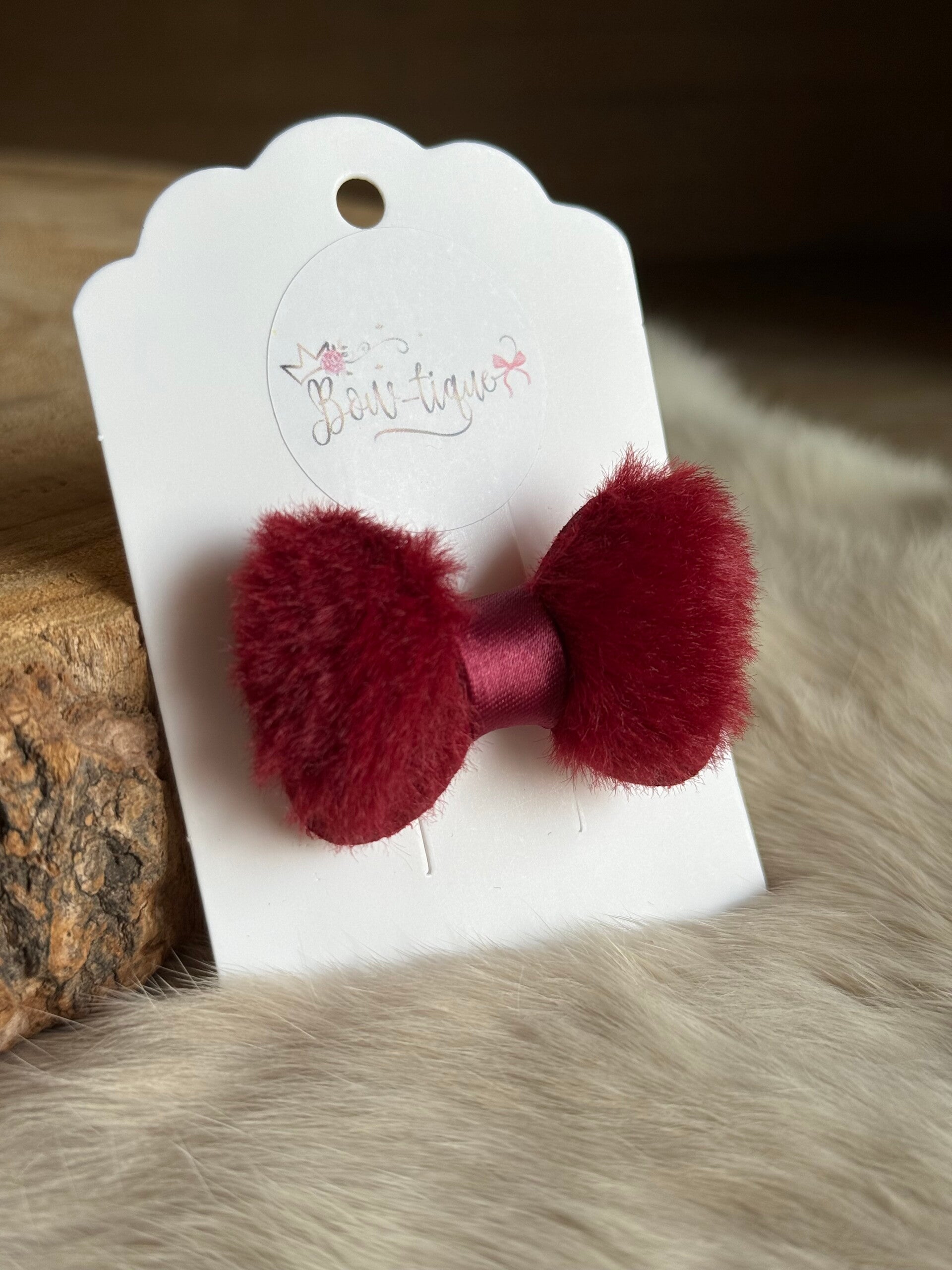 Pomponstrikje Wine 4cm