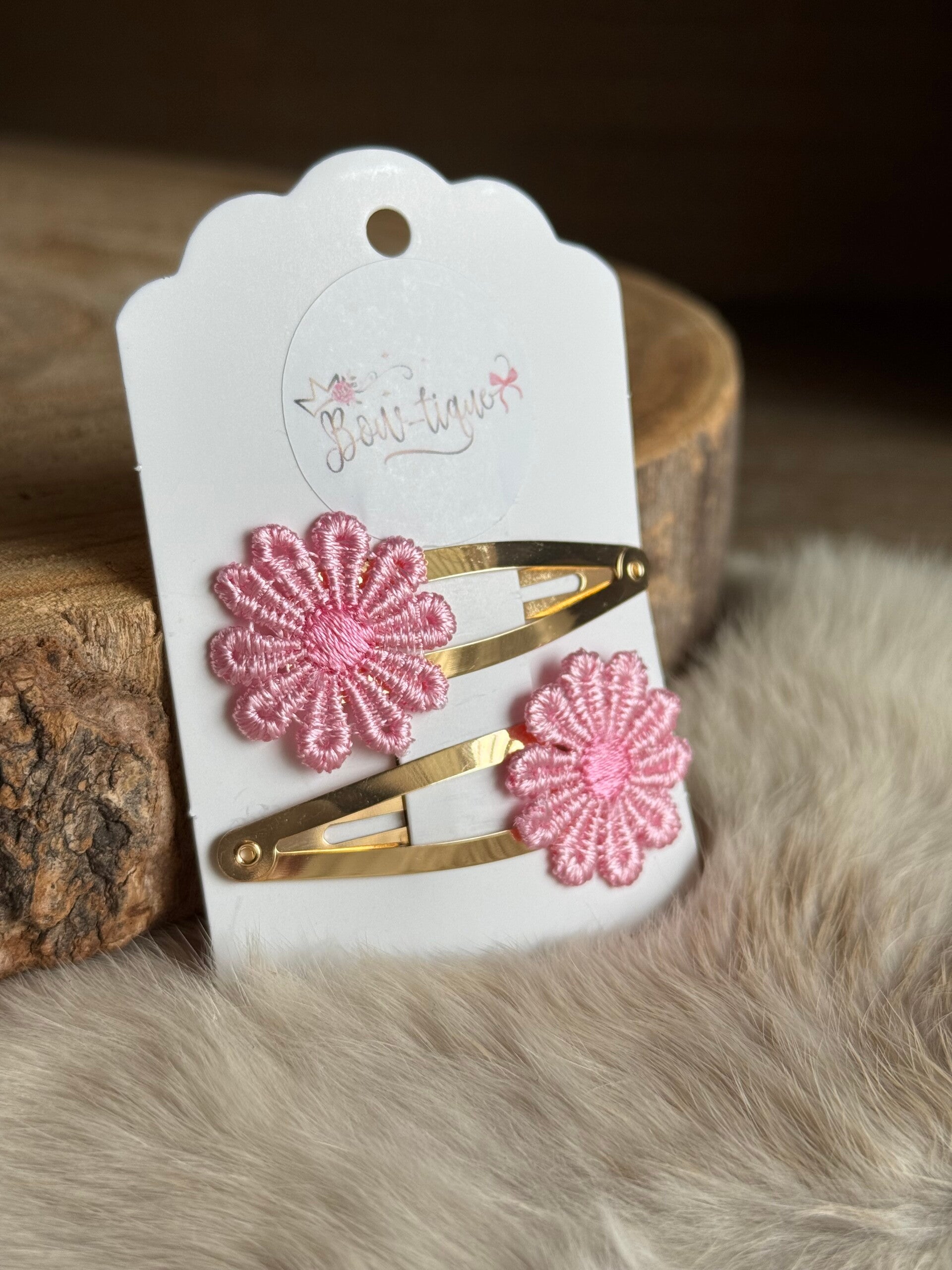 Klikklak Daisyflower 5cm Lichtroze / Candypink