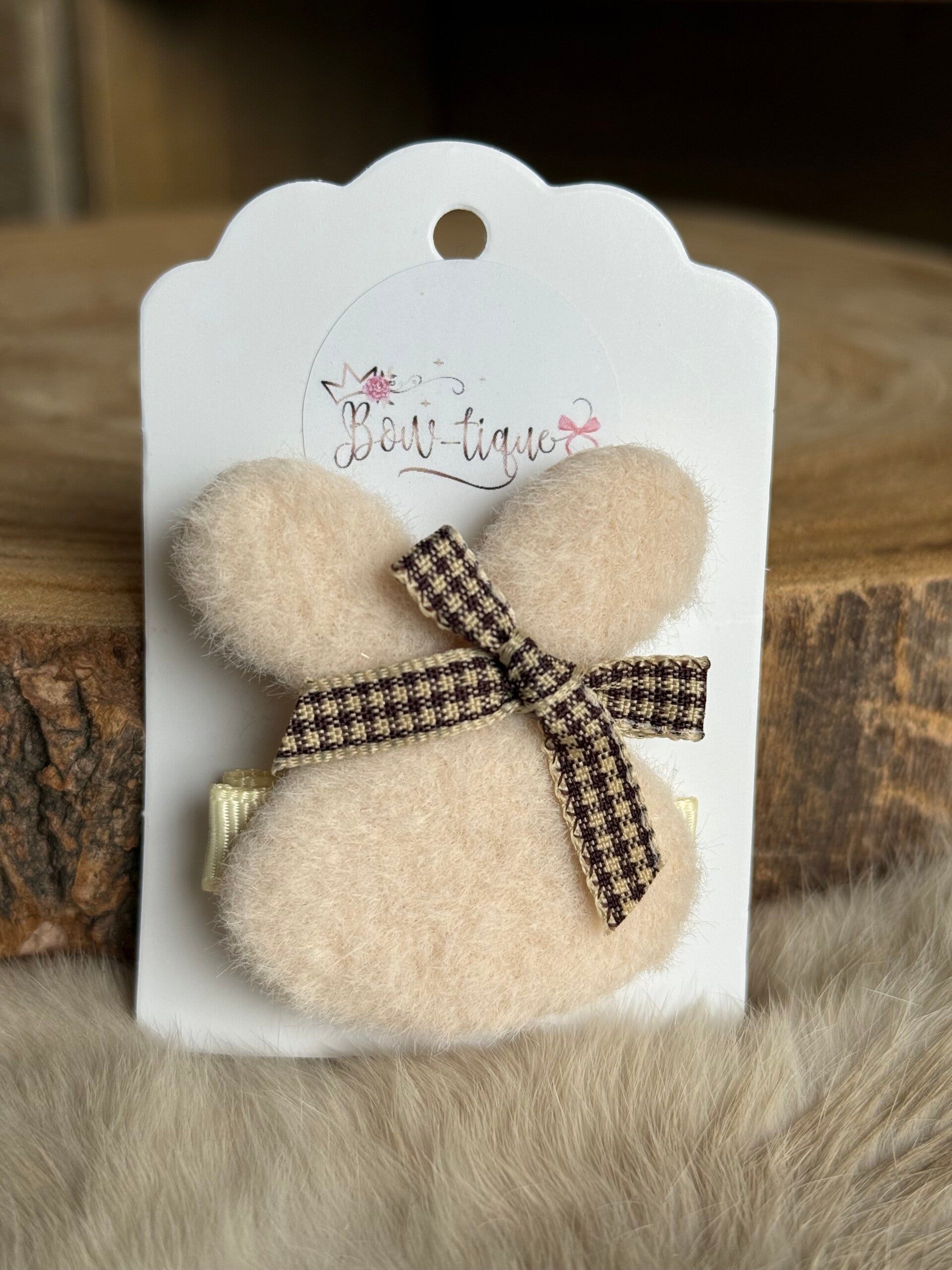 Konijn teddy beige 5cm