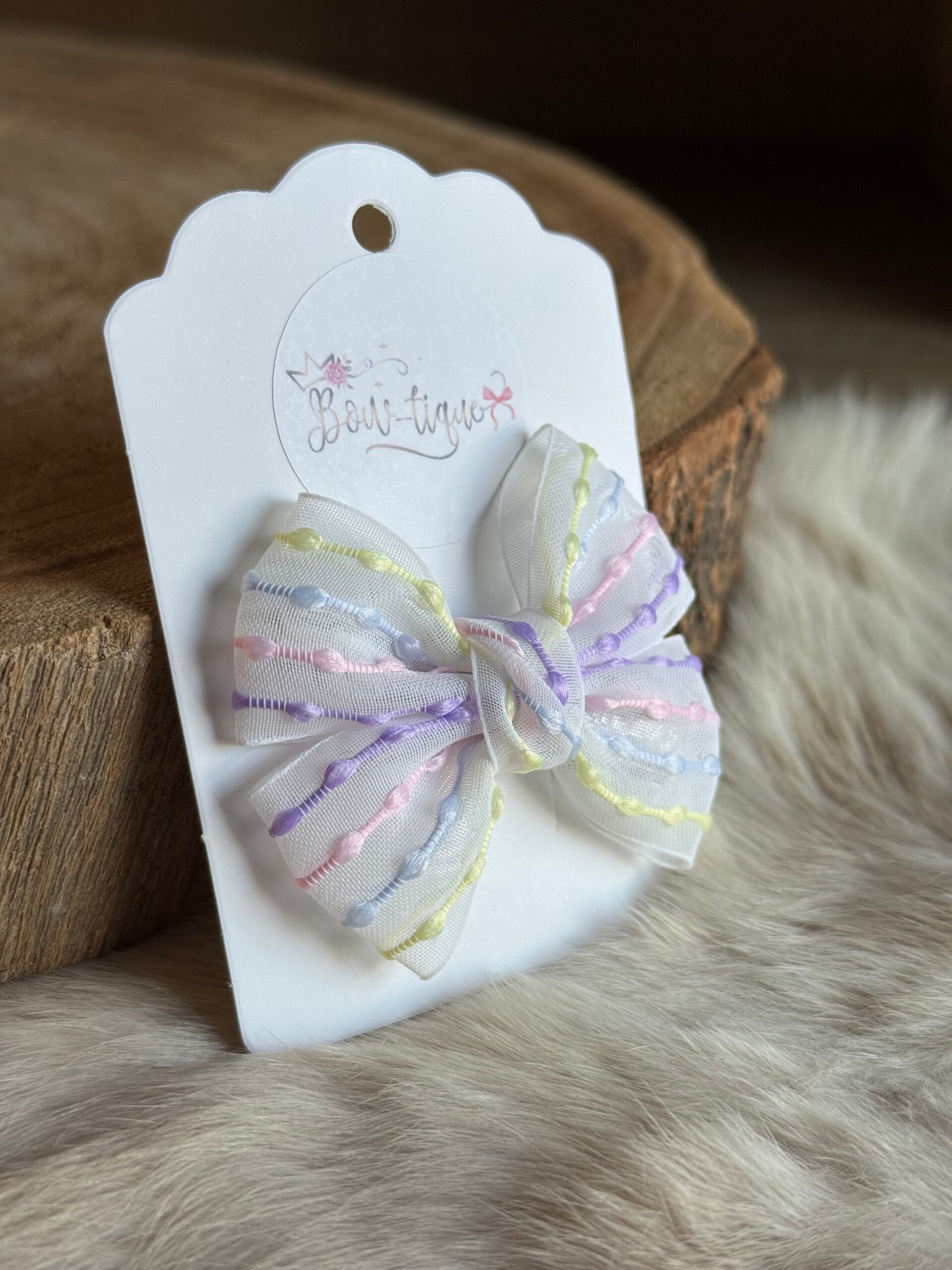 Strikje lichte streepjes Saar