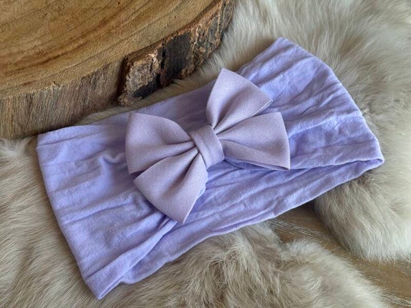 Brede hoofdband Lila