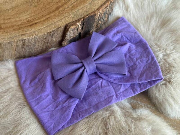 Brede hoofdband Lavendel