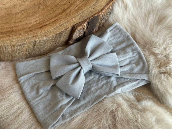 Brede hoofdband Cloud Grey