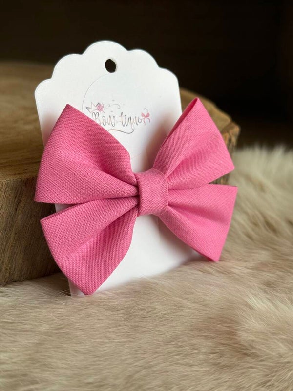 Katoenen Strik Candy Pink