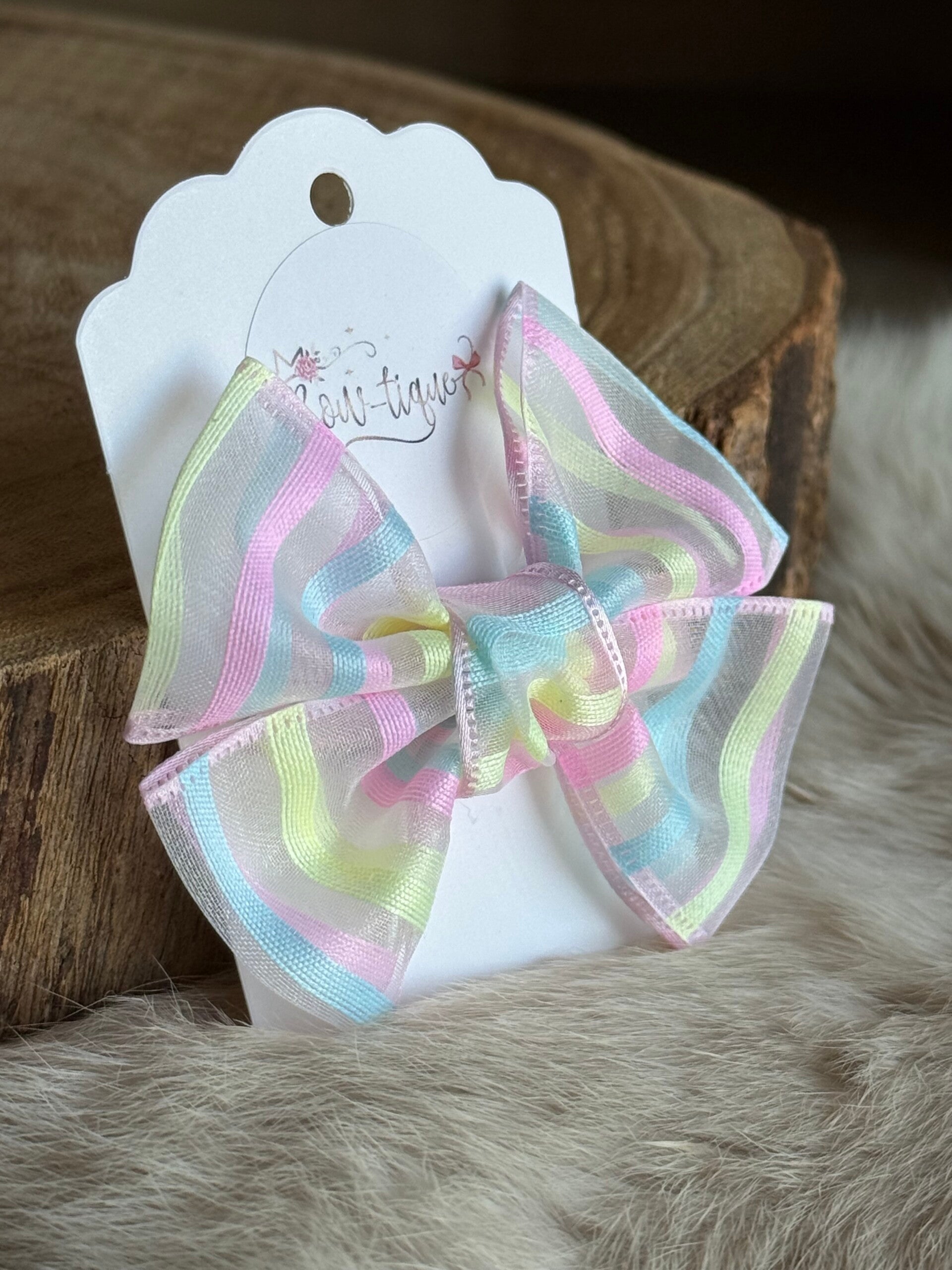 Strik streepjes Alix Roze 8cm
