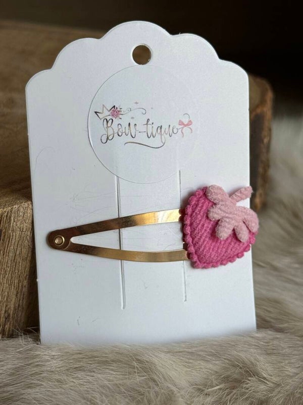 Klikklak speldje 5cm Fraise Fuchsia