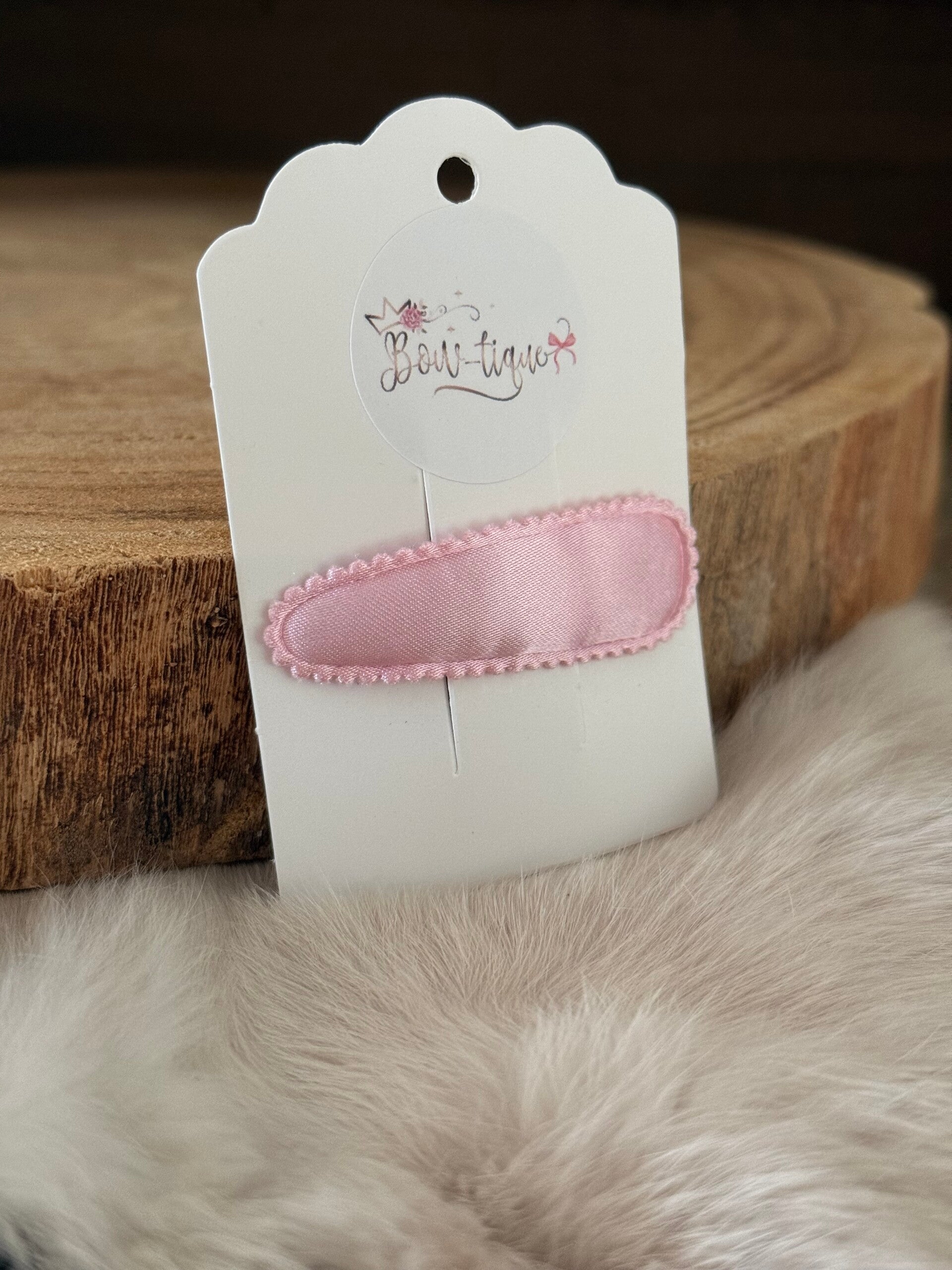 Klikklakspeldje Satijn Light Pink