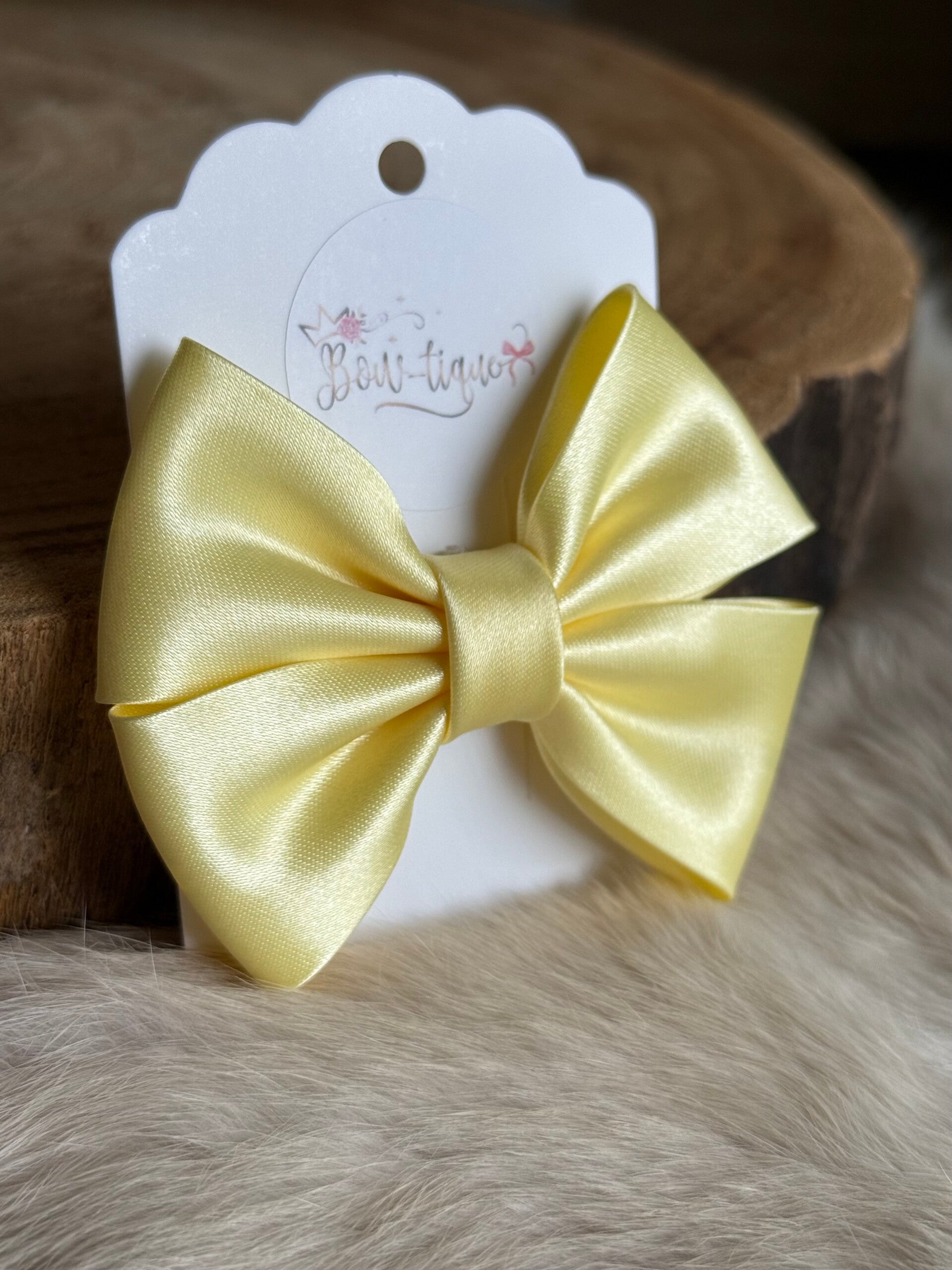 Satijnen Strik Lemon