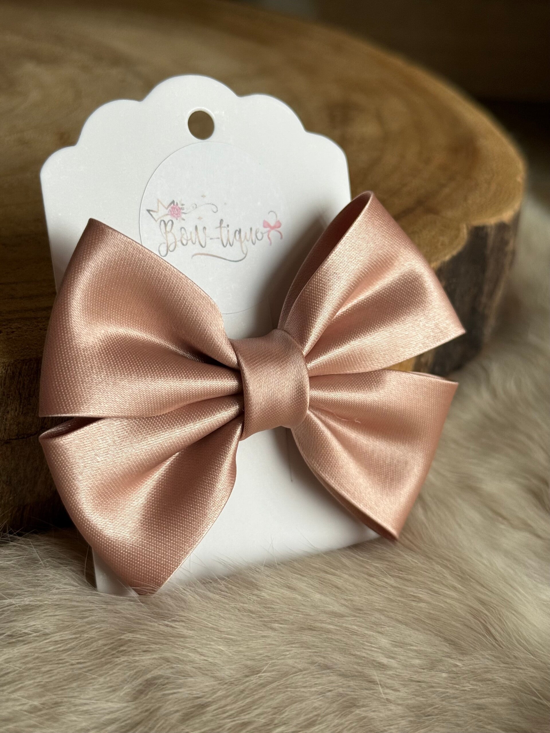 Satijnen Strik Blush