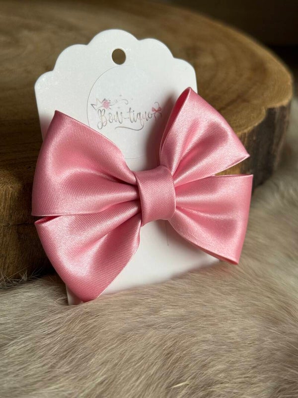 Satijnen Strik Candy Pink