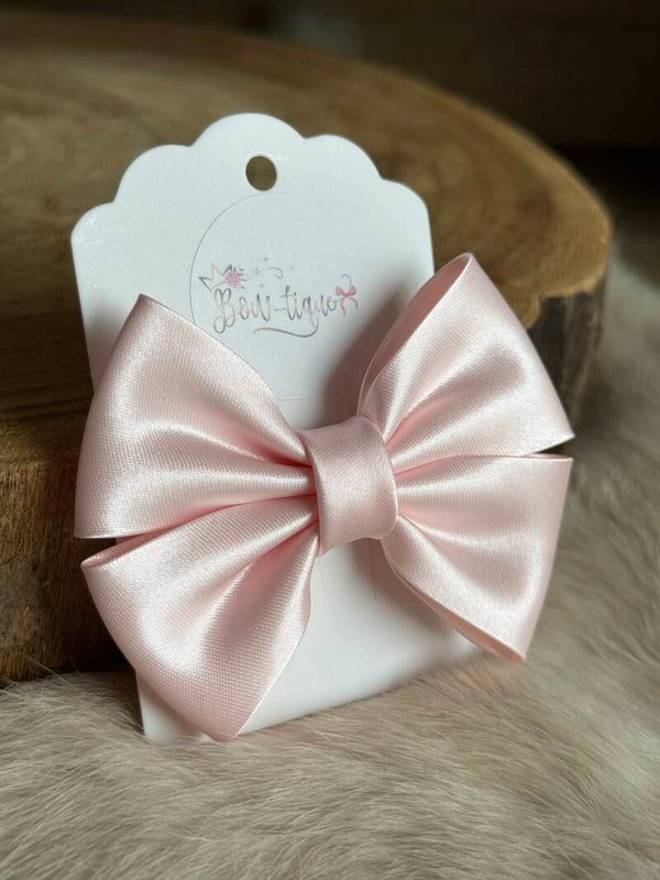 Satijnen Strik Ice Pink