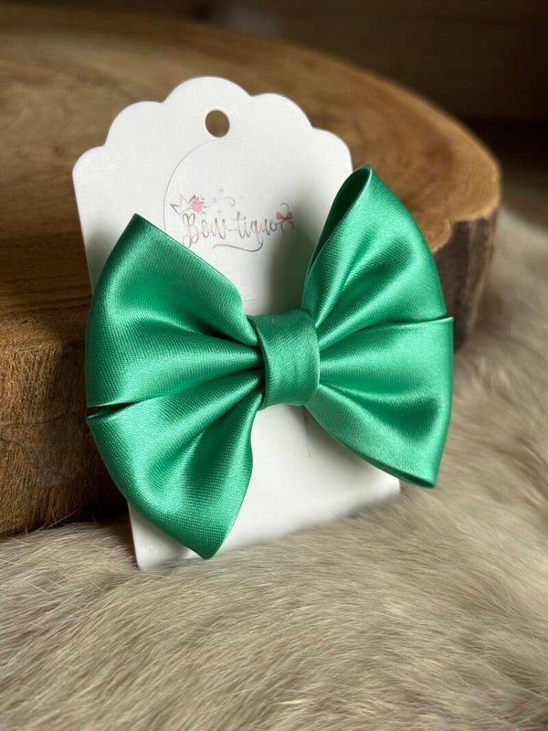 Satijnen Strik Seafoam