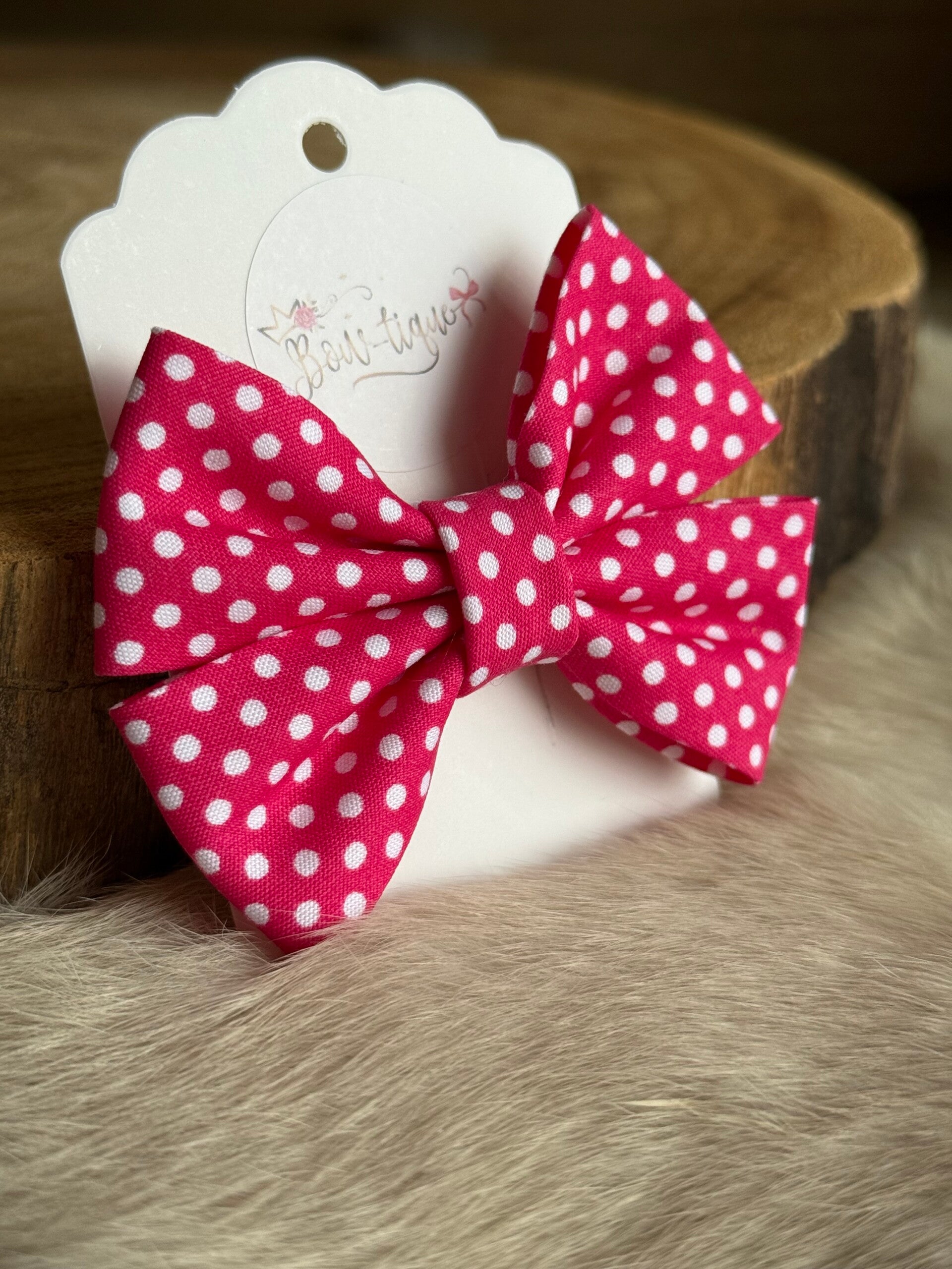 Katoenen Strik Polkadots Minnie Mouse Roze