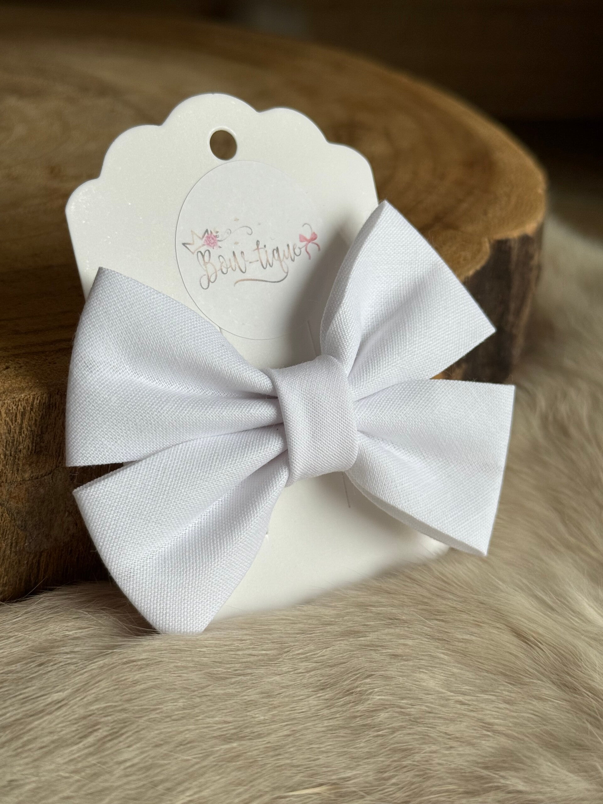 Katoenen Strik White