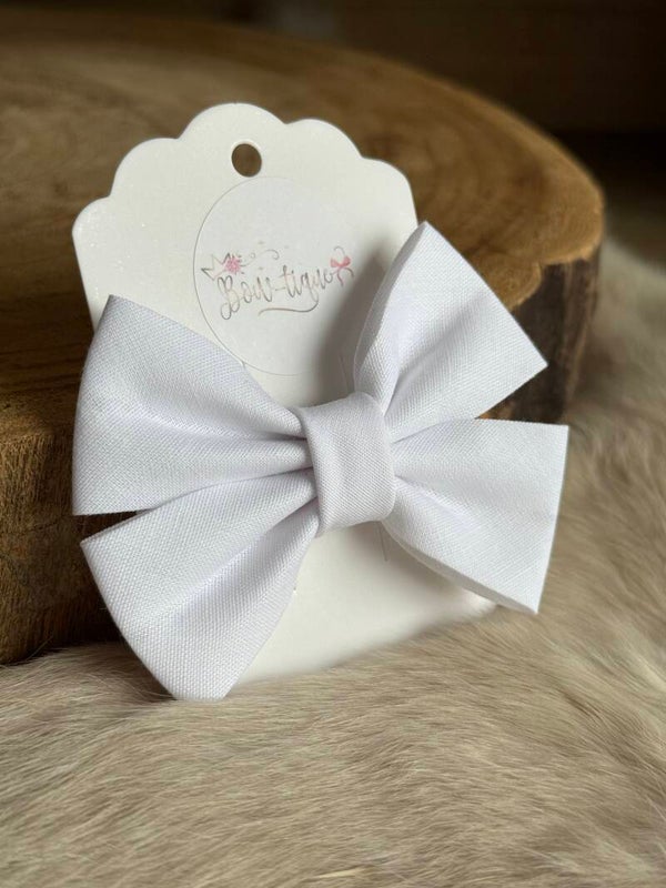 Katoenen Strik White