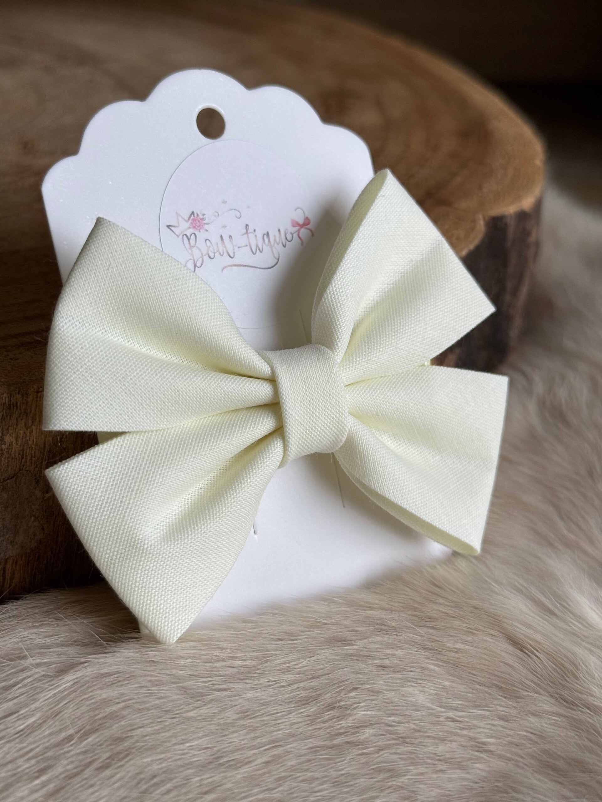 Katoenen Strik Antique White