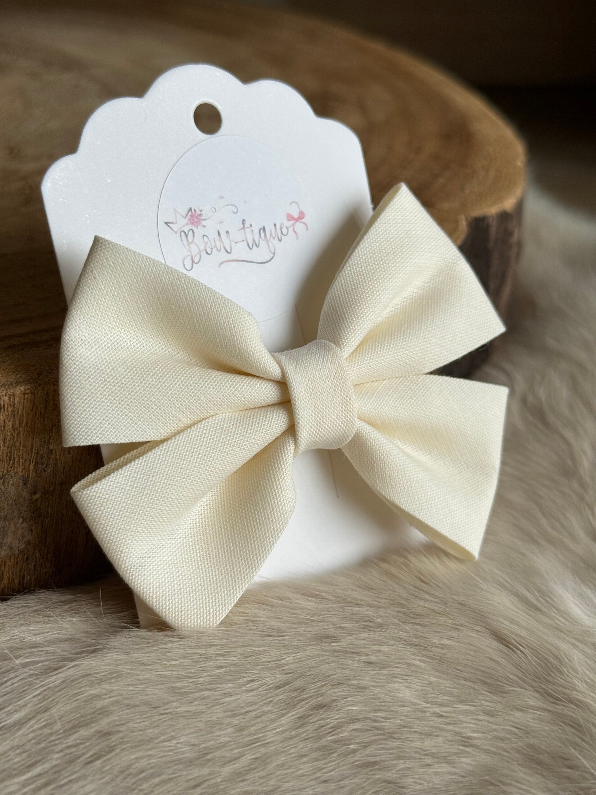 Katoenen Strik Ivory