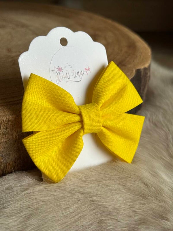 Katoenen Strik Yellow