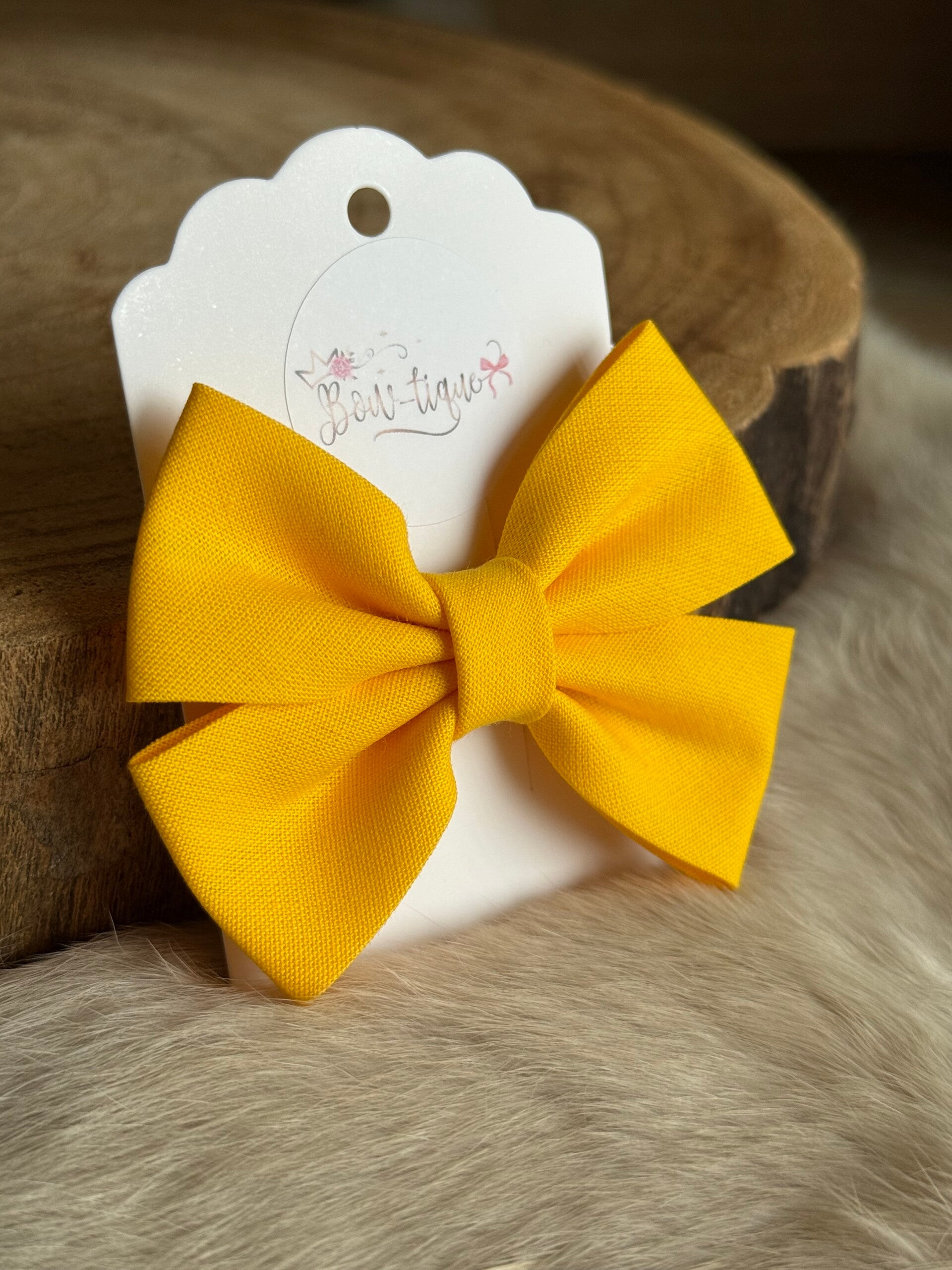 Katoenen Strik Duster Yellow