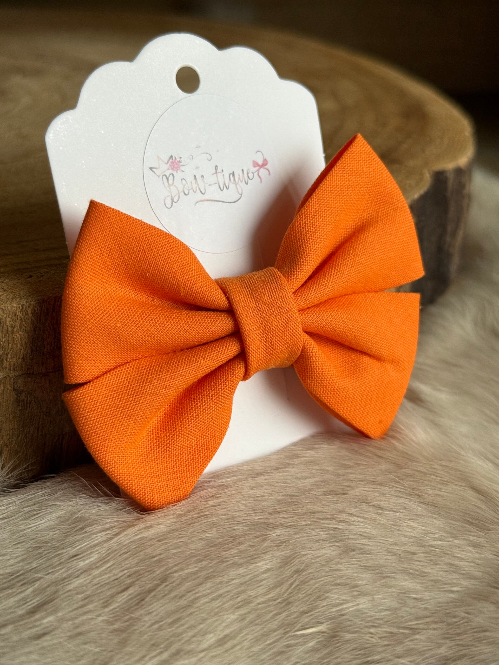 Katoenen Strik Orange