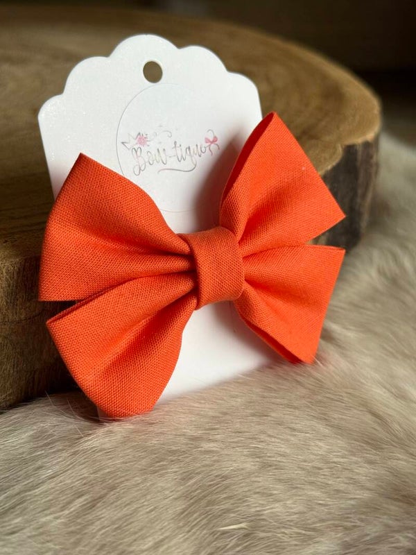 Katoenen Strik Deep Orange