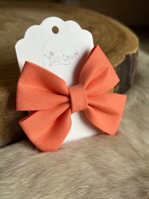 Katoenen Strik Peach