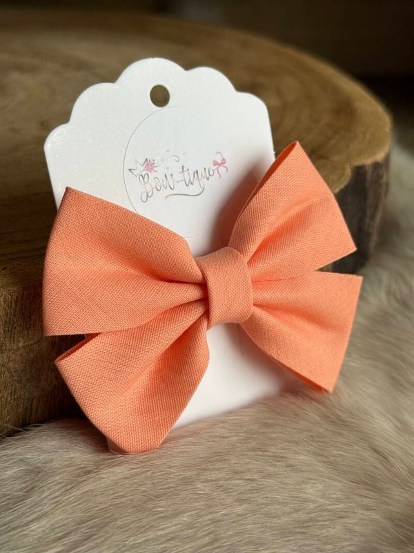 Katoenen Strik Salmon Pink