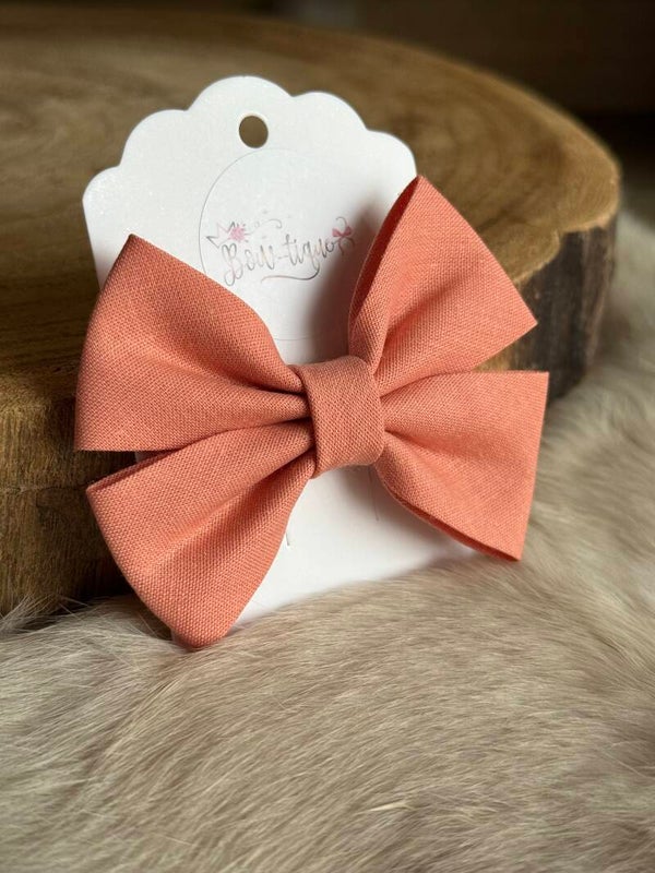 Katoenen Strik Brick Dust