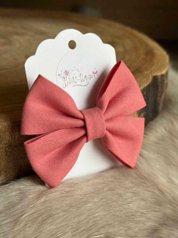 Katoenen Strik Carnation Pink