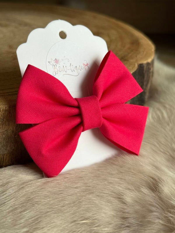 Katoenen Strik Punch Pink