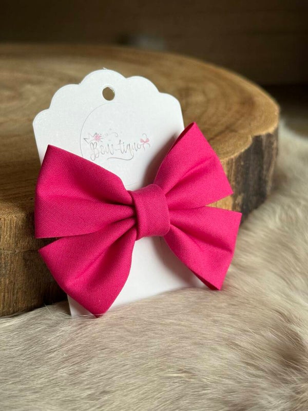 Katoenen Strik Dark Flamingo