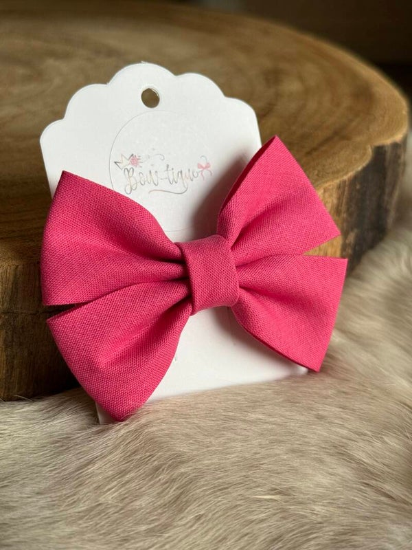 Katoenen Strik Fuchsia