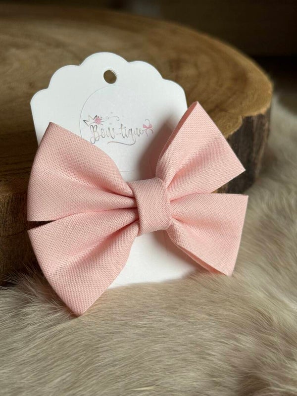 Katoenen Strik Ice Pink