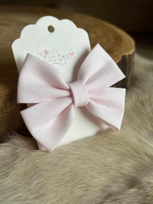 Katoenen Strik Baby Pink