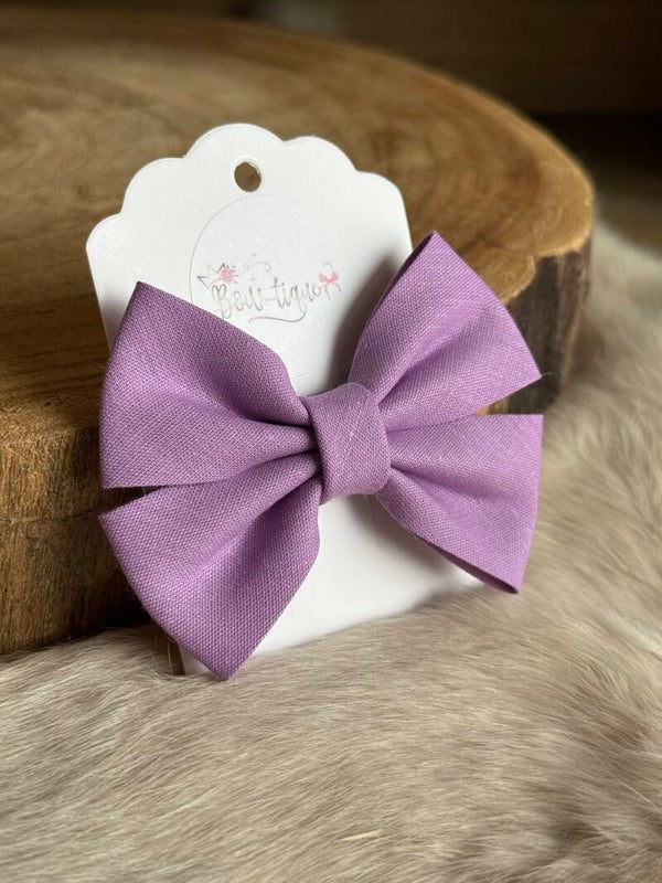 Katoenen Strik Mauve