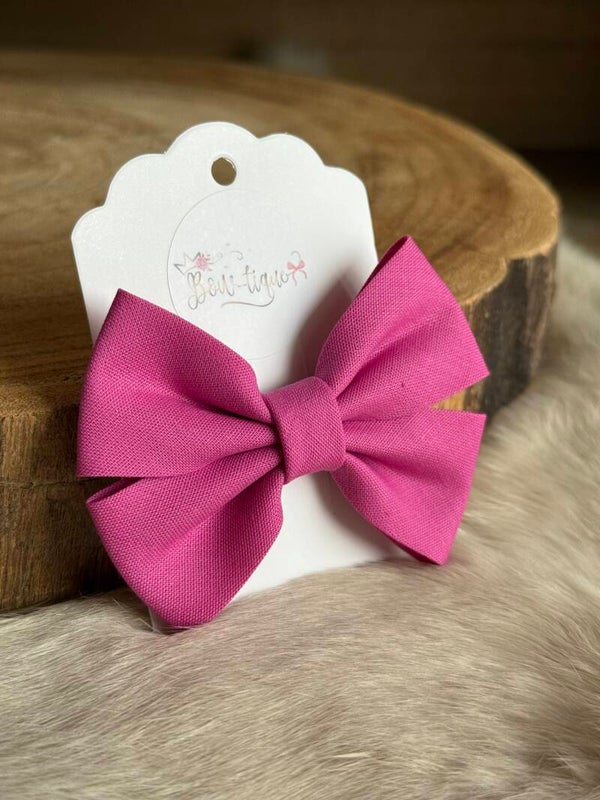 Katoenen Strik Magenta