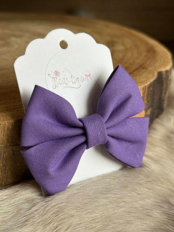 Katoenen Strik Violet