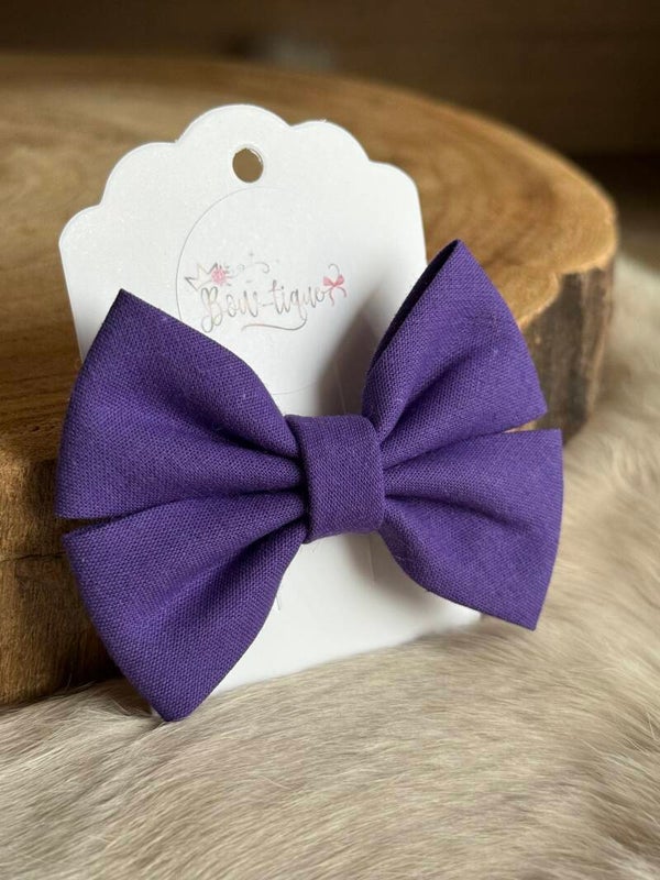 Katoenen Strik Purple