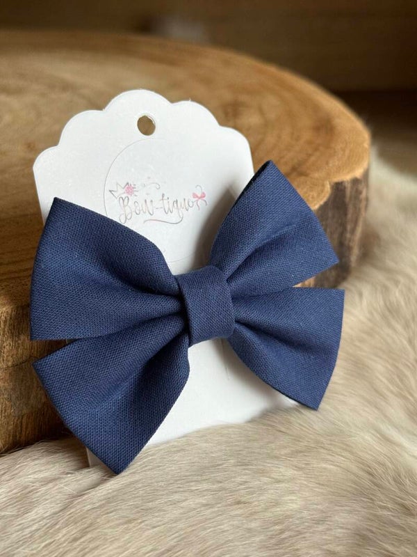 Katoenen Strik Dark Denim