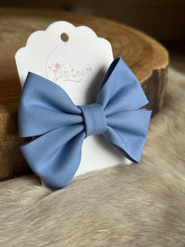 Katoenen Strik Cornflower Blue Light