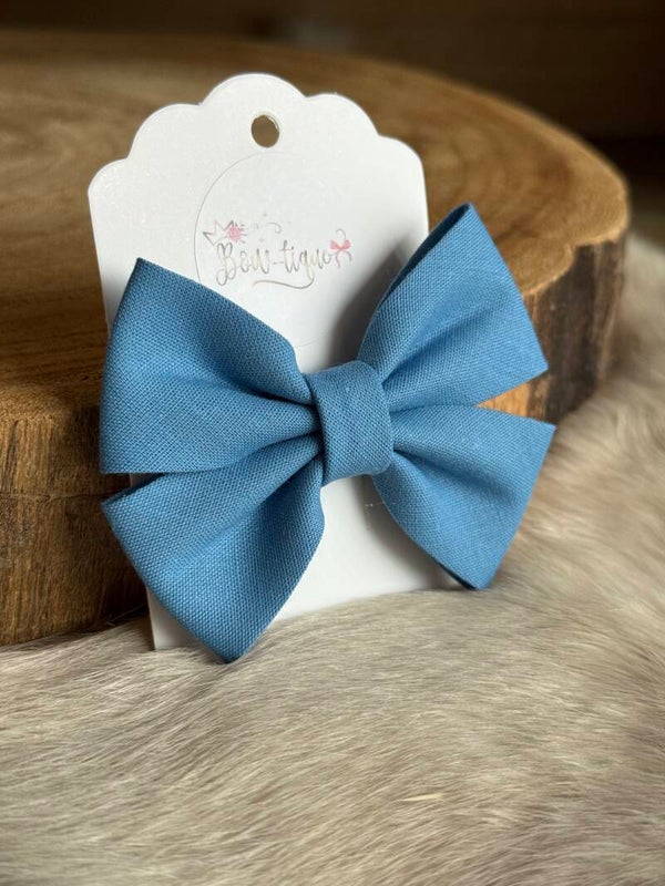 Katoenen Strik Antique Blue